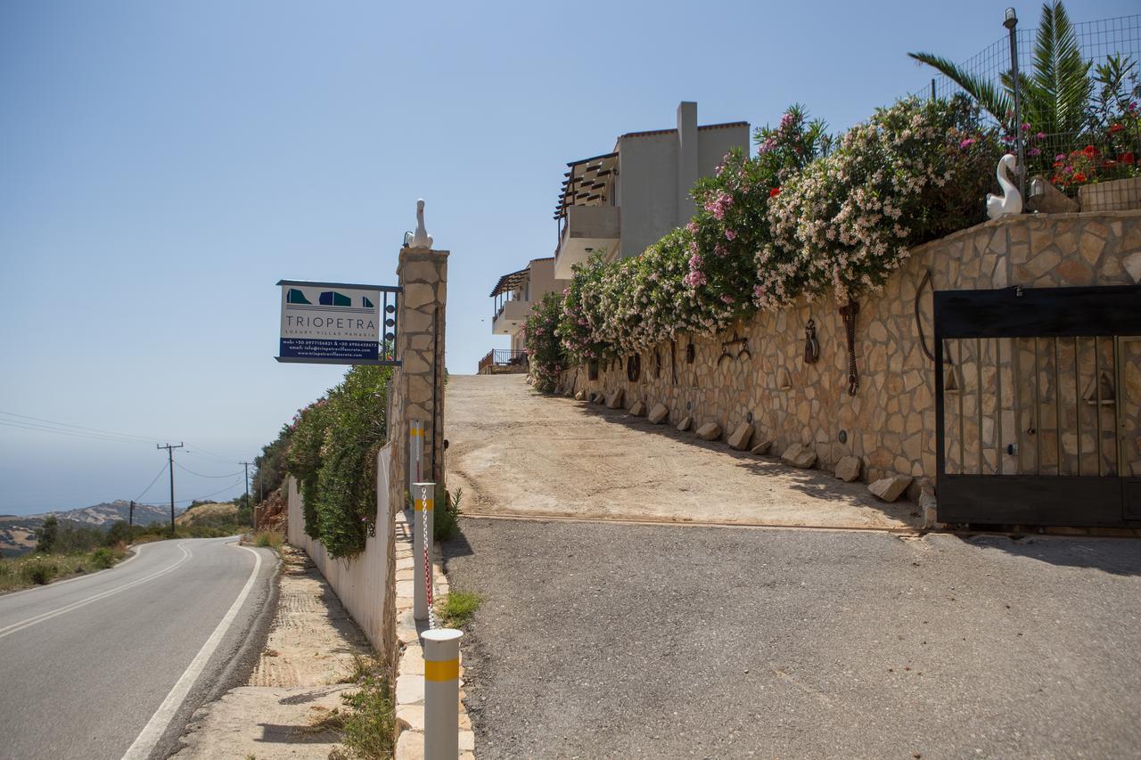 Triopetra Luxury Villas Panagia 外观 照片